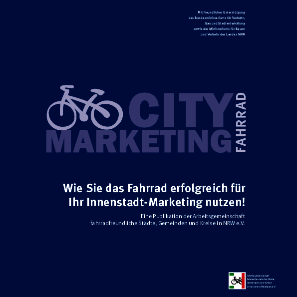 Best practice-Broschüre "City Marketing Fahrrad - Wie Sie das Fahrrad erfolgreich für Ihr Innenstadt-Marketing nutzen"